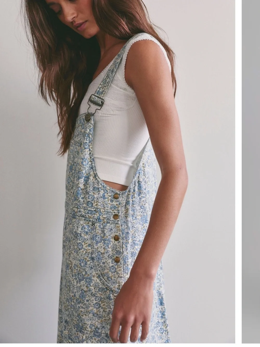 Free people Hanson Apron Midi dress